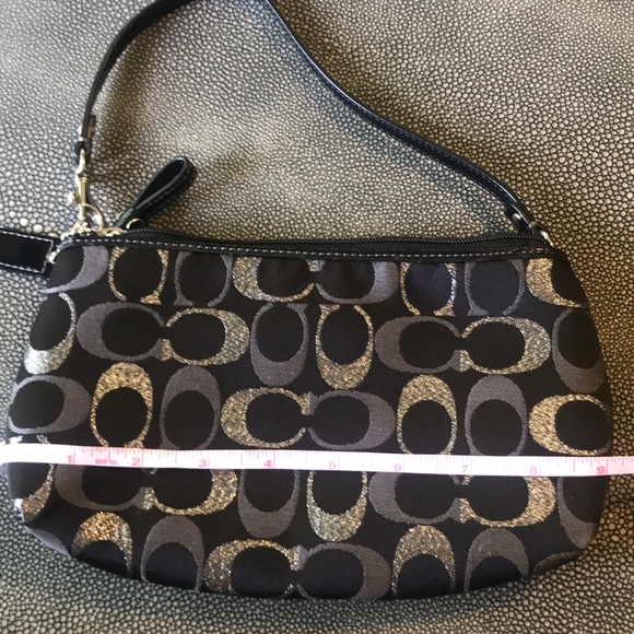 Coach Clutch - Black and Silver - Picture 8 of 9
